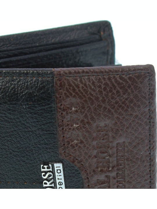 Leder Herren Geldbörse Klassisch Schwarz