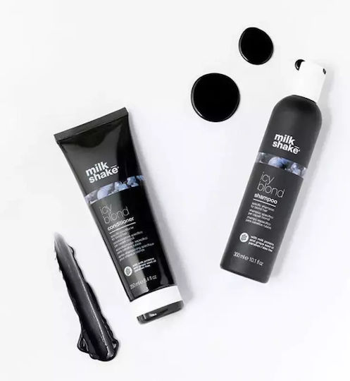 Milk Shake Icy Blond Σαμπουάν Αναδόμησης/Θρέψης & Ενυδάτωσης για Βαμμένα Μαλλιά 300ml