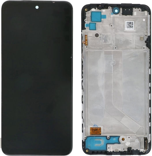 Xiaomi Οθόνη mit Touch-Mechanismus und Rahmen für Xiaomi Redmi Note 10, Note 10S (Gray)