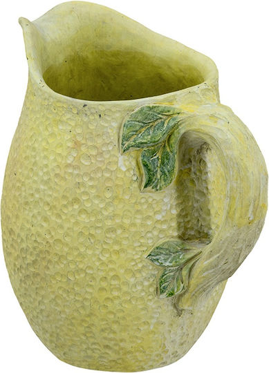 Artekko Βάζο Τσιμεντένιο Lemon Κίτρινο Φ24.5xΥ25cm