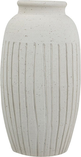 Artekko Βάζο Κεραμικό Λευκό Φ19.5xΥ38cm