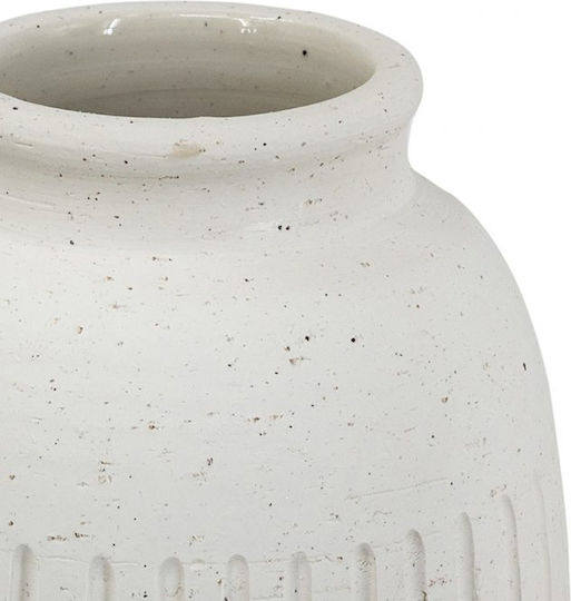 Artekko Διακοσμητικό Βάζο Keramik Weiß 19.5x19.5x38cm 1Stück