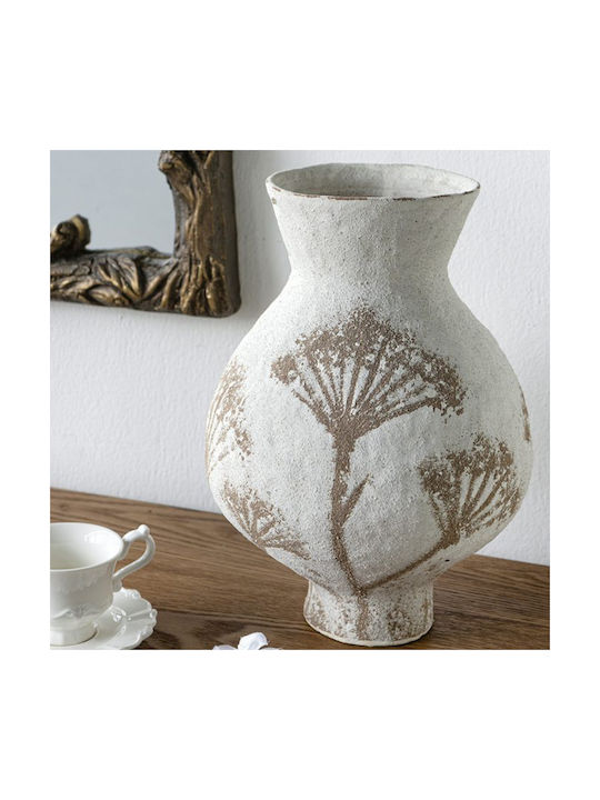 Artekko Decorative Vase White 20x20x28.5cm