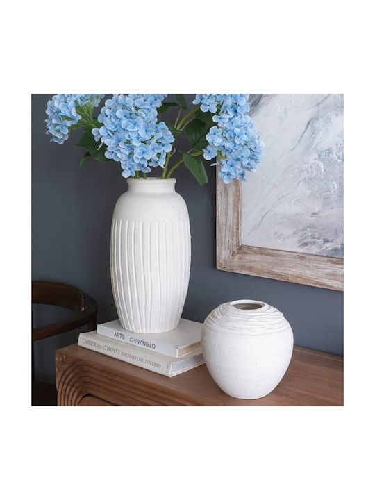 Artekko Decorative Vase White 18.5x17.2x18.5cm