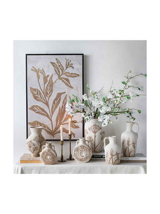 Artekko Decorative Vase White 20x20x35cm