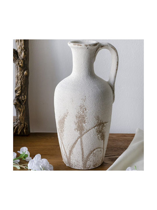 Artekko Decorative Vase White 17x15.5x34cm