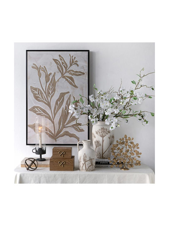 Artekko Decorative Vase White 17x15.5x34cm