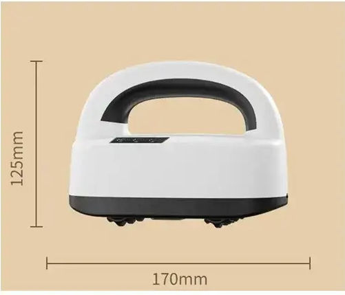 Massager Roller Massage for the Neck, the Waist, the Back, the Legs, the Body & the Hands with Heating Function White