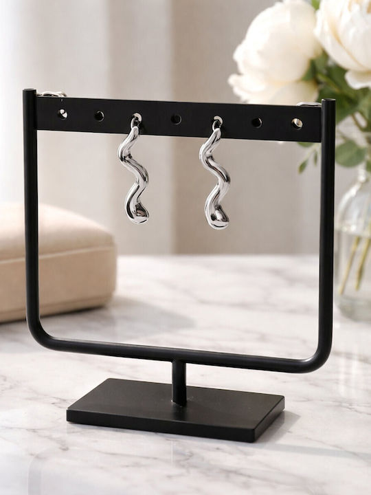 Eluna Earrings Hoops made of Silver