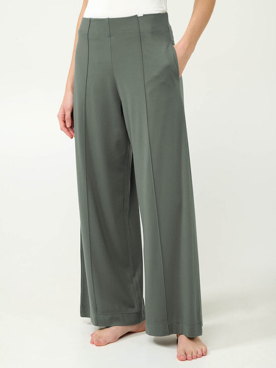 Vamp Winter Damen Pyjama-Hose Beige Soleil