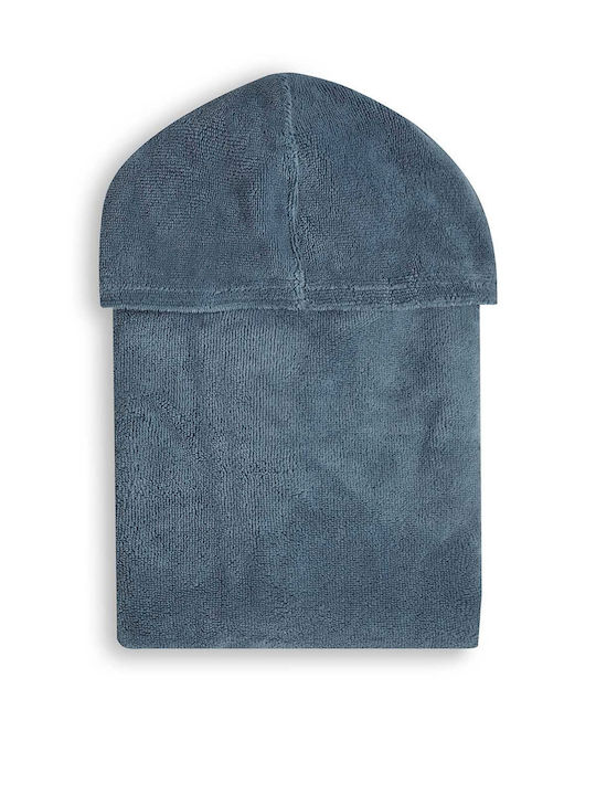 Cannon Bathrobe with Hood Nile Blue