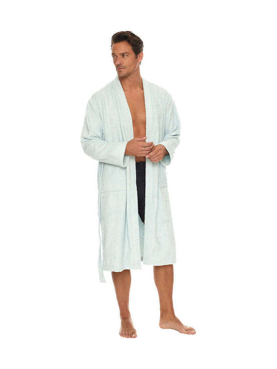Homelovers Μπουρνούζι με Γιακά Space Grey 350gr/m²