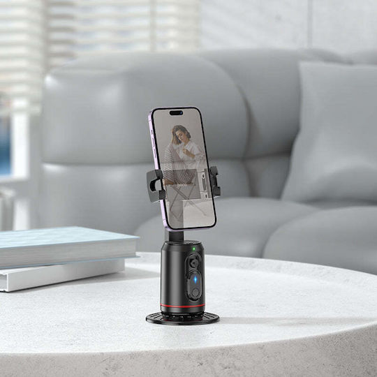 Hoco K23 Mobile Phone Holder 360 Degree Auto Face Tracking Black