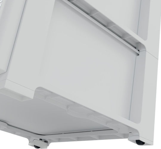 ArtPlast Snappy Τρόλεϊ Κουζίνας Πλαστικό 3 Θέσεων Λευκό 39x38.5x60cm
