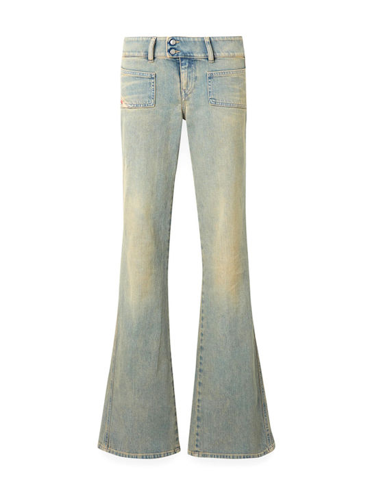 Γυναικείο Jean Παντελόνι σε Bootcut Εφαρμογή Μπλε