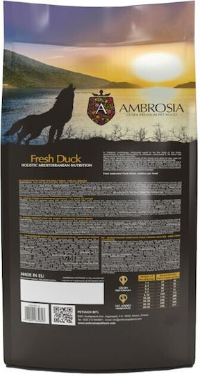 Fresh Duck 1.5kg Dry Food Grain-Free for Adult Dogs with Duck