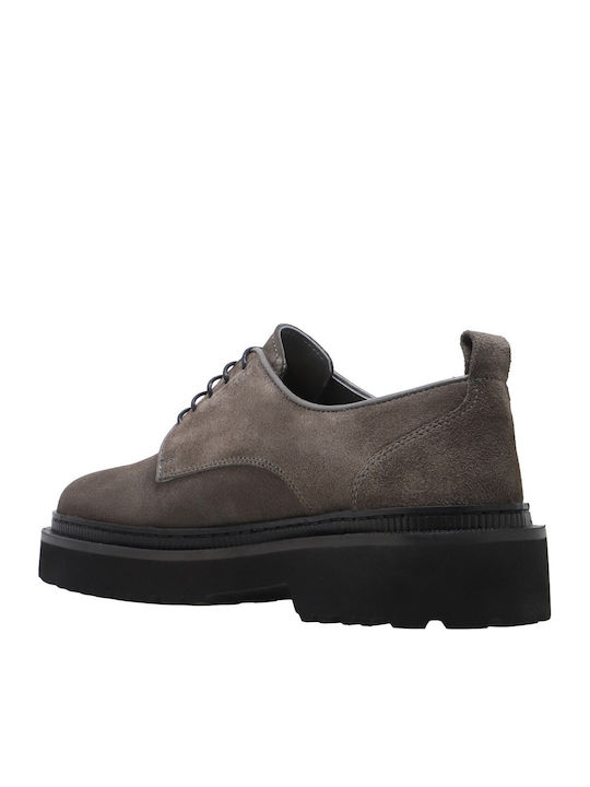 Men's Suede Casual Shoes Gray
