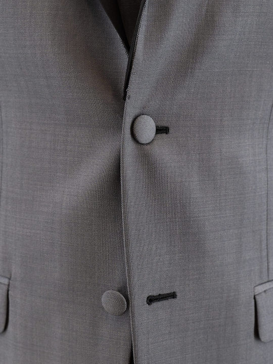 Мъжки Костюм С гиле Gray