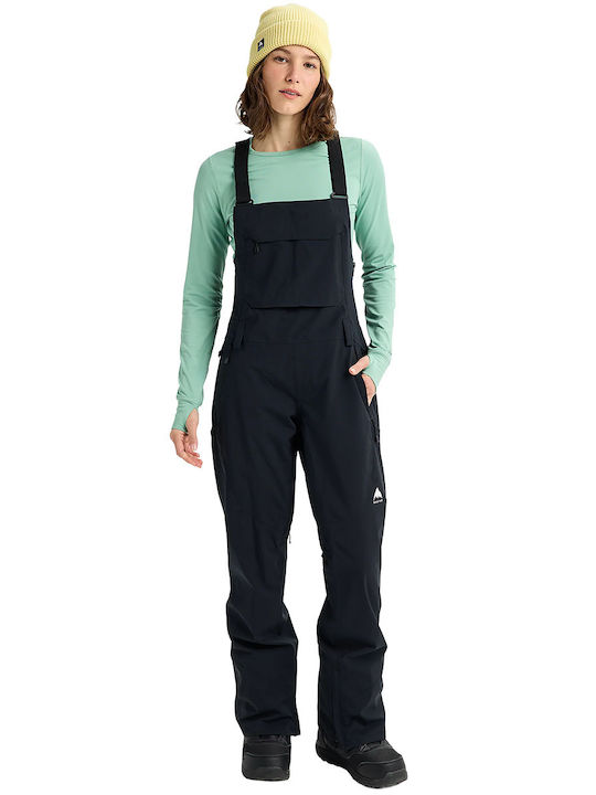 Burton Reserve 2l Stretch 3026610AS00 Women's Dungarees for Ski & Snowboard Black