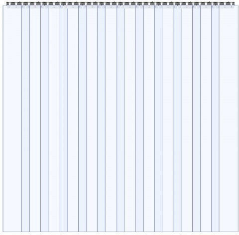 Vevor Türvorhang Transparent 240x210cm PZPVCML8496IDUP7J001V0