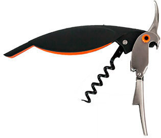 Raki Waiter Corkscrew 2-step Bottle Cap Opener Knife