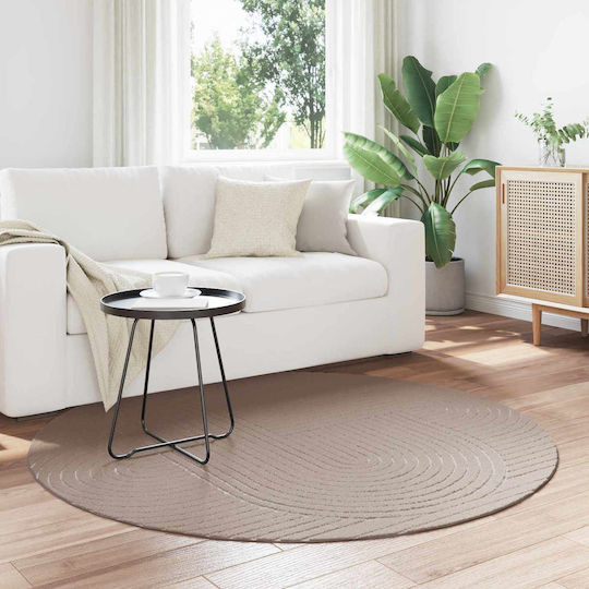 vidaXL Synthetisch,Polyester/Cotton/Leather Beige