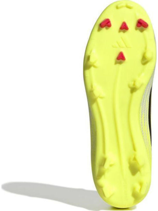 F50 League Mid FG/MG Kids Soccer Cleats & Shoes Molded Yellow