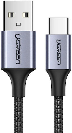 Ugreen Us288 Braided USB 2.0 Cable USB-C male - USB-A 15W Μαύρο 1.5m 60127