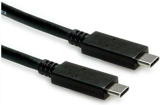 Roline USB 2.0 Cable USB-C Male - USB-C 100W PD Gold 0.5m