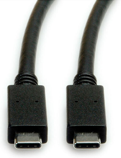 Roline USB 2.0 Cable USB-C Male - USB-C 100W PD Gold 0.5m