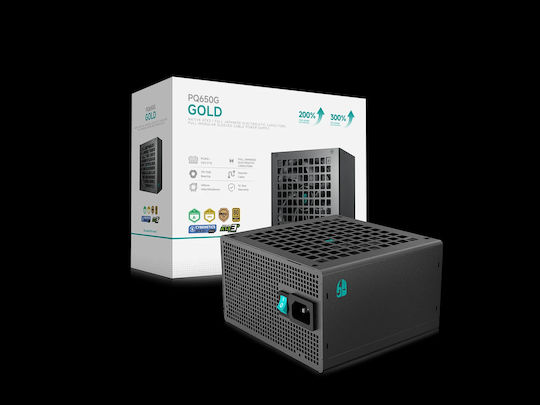 Deepcool PQ650G 650W Μαύρο Τροφοδοτικό Υπολογιστή Full Modular Cybenetics Gold