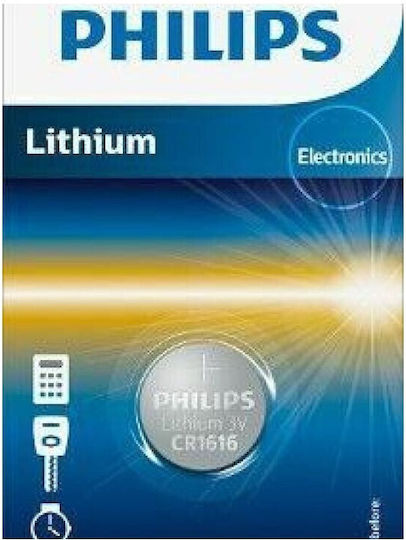 Philips Μπαταρία Λιθίου Ρολογιών CR1616 3V 1τμχ