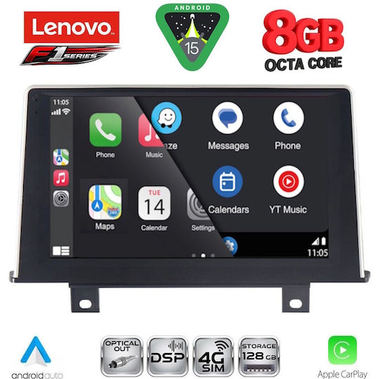 Lenovo Car Audio System for BMW E46 1998-2005 (Bluetooth/USB/WiFi/GPS/Apple-Carplay/Android-Auto) with Touch Screen 9"