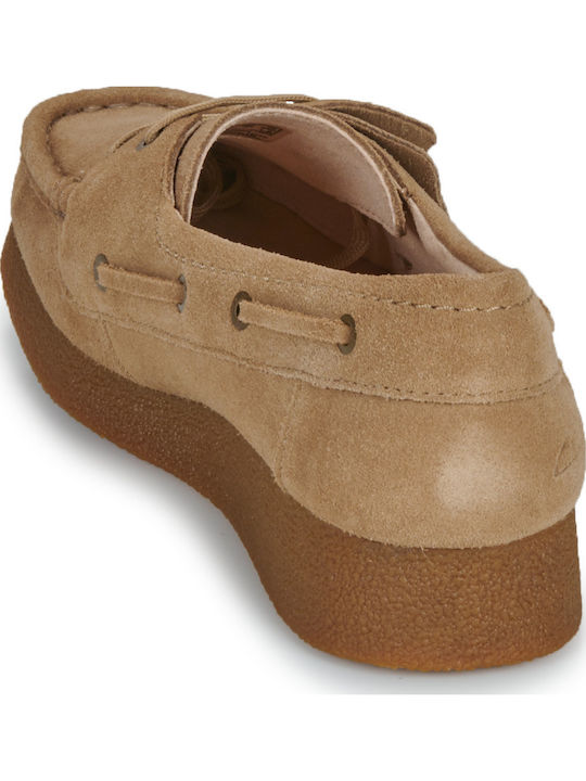 Wallabee EVO Damen Bootsschuhe Dark Sand Suede