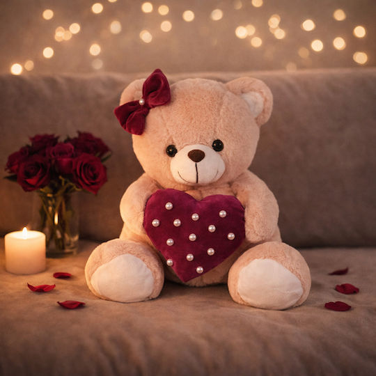 Much toys & gifts Plüschbär Herz Valentinstag 30 cm