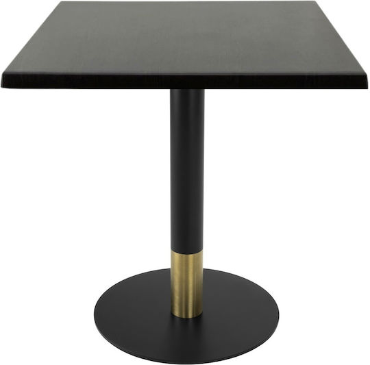 Τετράγωνο Μπαρ Black/gold 70x70x74εκ. Τετράγωνο Μπαρ Black/gold 70x70x74εκ.