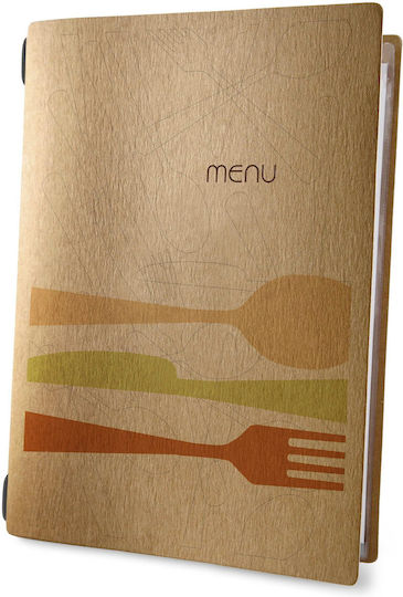 DAG Style Menu Holder in Brown Color Custom Eco