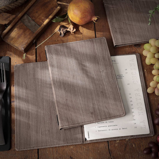 DAG Style Menu Holder with Wooden Cover