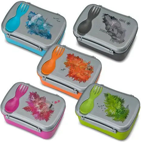 Carl Oscar Wisdom N'ice Box Plastic Kids' Food Container Orange