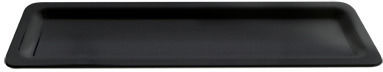 Tavă Gastronorm Melamină Gn 2/4 530x162x20mm 1.25l Raki Negru