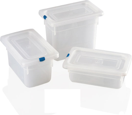 Raki Polypropylen Gastronorm Pfanne 1/4-100 265x162x100mm 2,5l Weiße