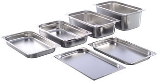 Tavă Gastronorm Ozti Gn 1/1 Din Oțel Inoxidabil 40x530x325mm 5lt