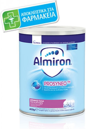 Nutricia Γάλα σε Σκόνη Almiron Prosyneo™ για 0+ Μηνών 400gr