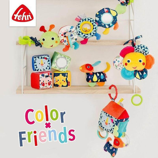 Fehn Ζωάκι Crawling Roll Caterpillar από Ύφασμα με Ήχους για Νεογέννητα