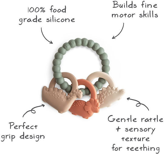 Mushie Teething Ring made of Silicone