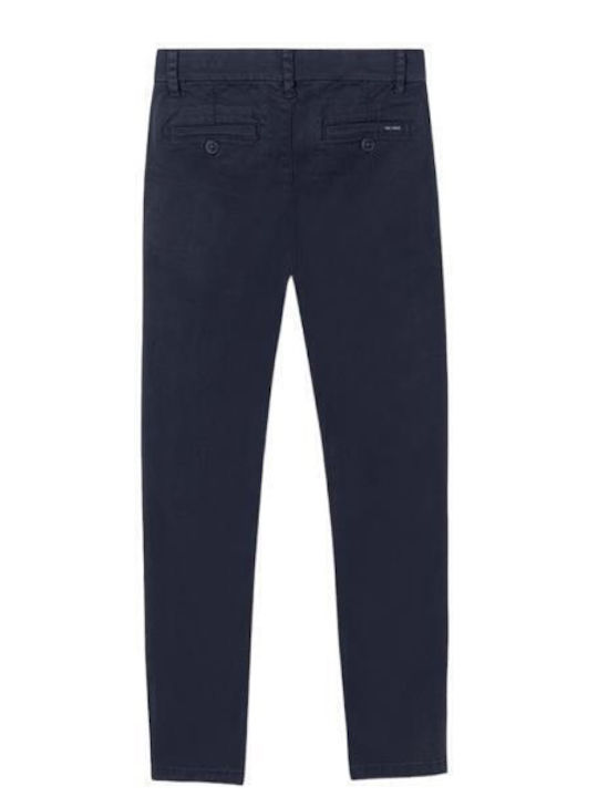 Kids' Chino Fabric Pants BLACK Fit