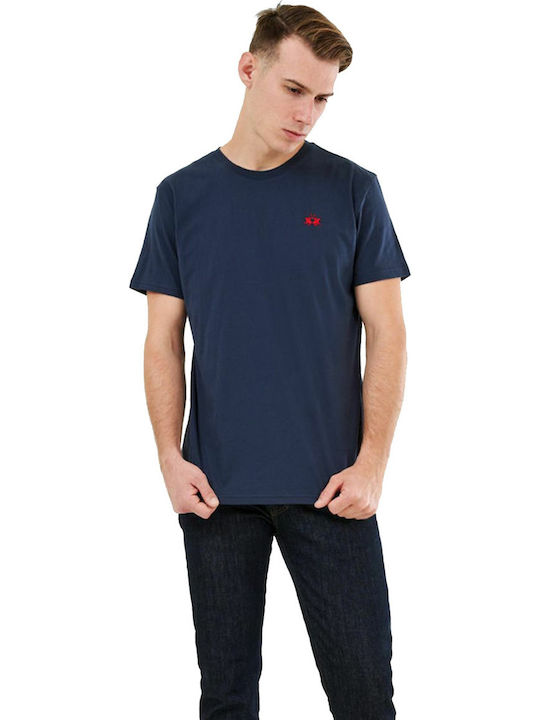 T-shirt Navy Μπλε
