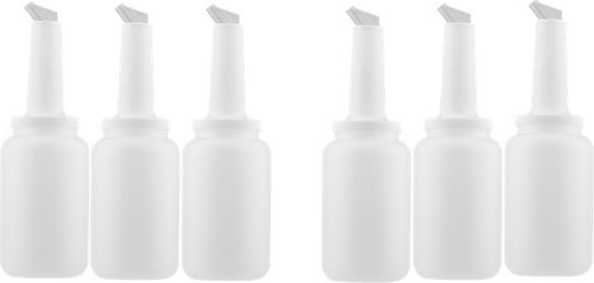 Dispenser Glass Syrup Bottle Dripper 2500ml Mn0194224