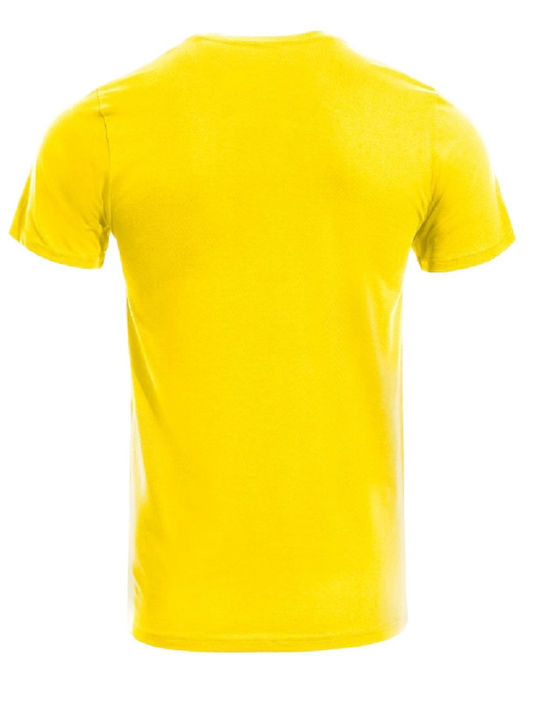 Unisex Μπλουζάκι Εργασίας Κίτρινο Naos T-shirt Yellow