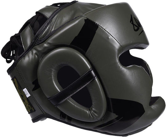 8 Weapons Adult Full Face Boxing Headgear Black